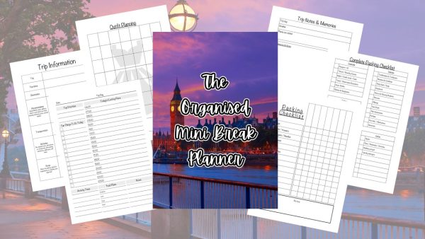 The Organised Mini Break Planner - London Sky Purple Digital Edition on Sale