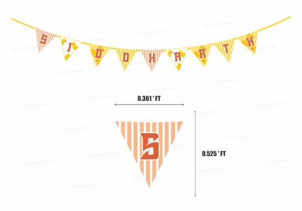 Duck Theme Boy Flag Hanging Supply