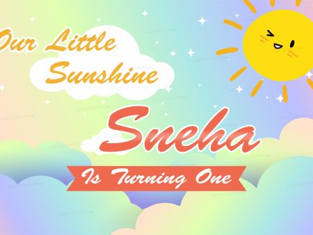 Sunshine Theme Girl Customized Backdrop Cheap