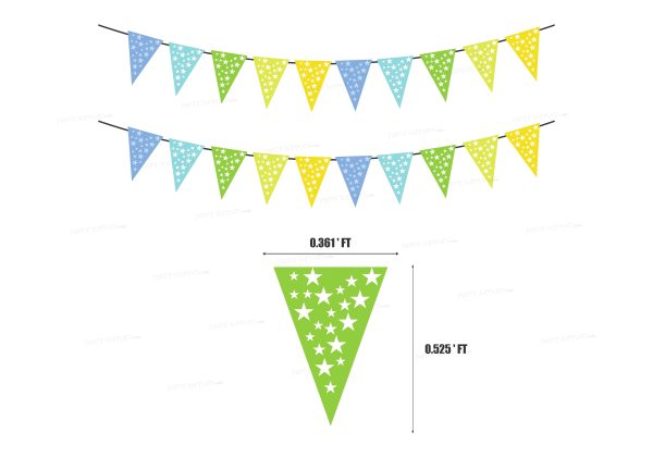 Sunshine Theme Flag Bunting Online now