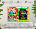 Coco Melon Theme Boy Invite Fashion