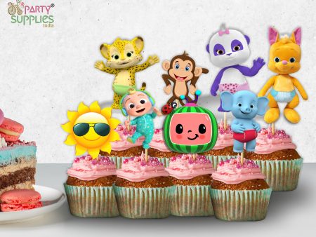 Cocomelon Theme Girl Cupcake Topper Online Hot Sale