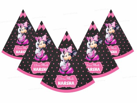 Minnie Mouse Theme Black Hat For Cheap