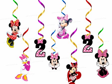 Minnie Mouse Theme Swirls on Sale