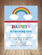 Sunshine Theme Boy Customized Invite Online Sale