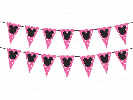 Minnie Mouse Theme Flag Hanging For Cheap