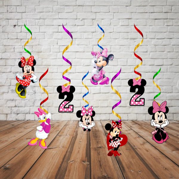 Minnie Mouse Theme Swirls on Sale