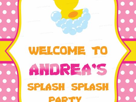 PSI Duck Theme Girl Welcome Board on Sale