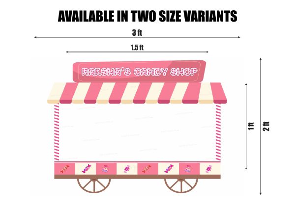 Candy Shop on Wheels Theme Photobooth on Sale