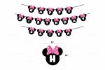 Minnie Mouse Theme Happy Birthday Hanging Hot on Sale