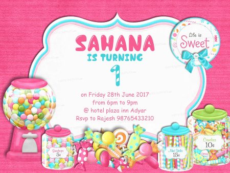 Candy Collection Theme Invite Online Hot Sale