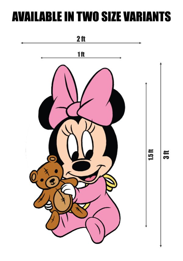 Minnie Mouse with doll Theme Cutout For Discount