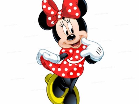 Minnie Mouse Pose Theme Cutout Online now