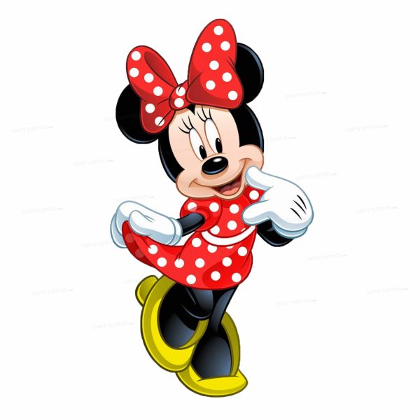 Minnie Mouse Pose Theme Cutout Online now