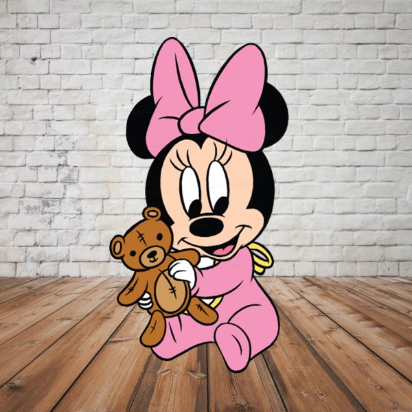 Minnie Mouse with doll Theme Cutout For Discount