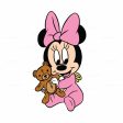 Minnie Mouse with doll Theme Cutout For Discount