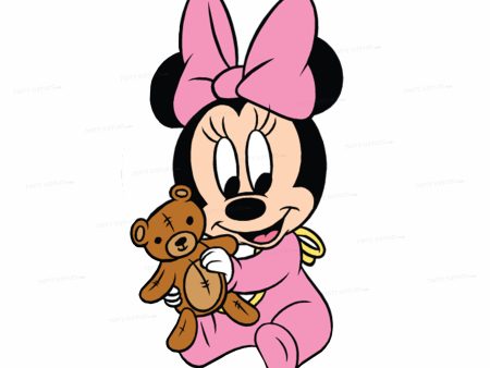 Minnie Mouse with doll Theme Cutout For Discount