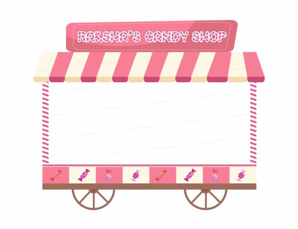 Candy Shop on Wheels Theme Photobooth on Sale