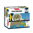 Puzzle - 4D Cityscape - History Over Time Puzzle: Stockholm (1119 Pieces) For Discount