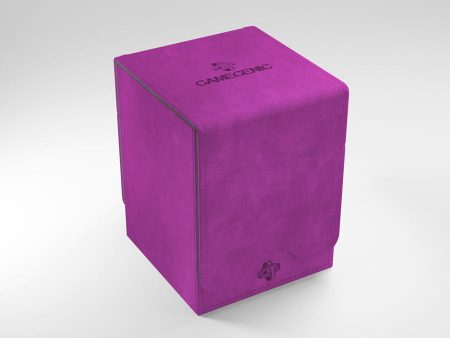 Gamegenic: Squire Convertible Deck Box - Purple (100ct) Hot on Sale