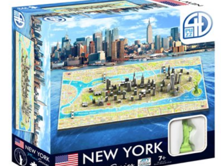 Puzzle - 4D Cityscape - Mini Series: New York (193 Pieces) Cheap