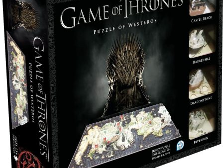 Puzzle - 4D Cityscape - Game of Thrones: Puzzle of Westeros (1400+ Pieces) Online Sale