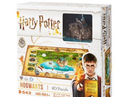 Puzzle - 4D Cityscape - Harry Potter Hogwarts (543 Pieces) For Cheap