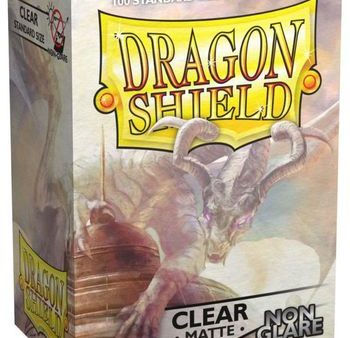 Dragon Shield - Matte Sleeves : Clear Non-Glare (100ct) on Sale